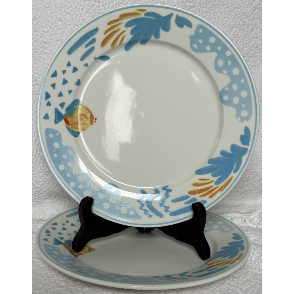 Edgewater Laughlin Nevada Salad Plates Set Of 2 Very Good Condition 8”